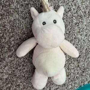 Plush Unicorn rattle toy